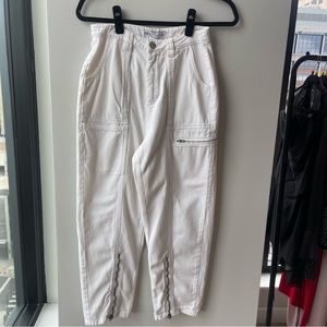 Zara white street pants